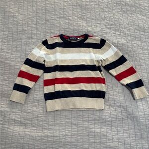 The Children's Place Crewneck Sweater - Navy, Red, and Cream